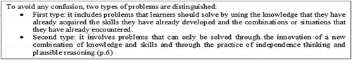 Figure 3. Translation of extracts from mathematics pedagogical guidelines, high school grades (2007 p 6).