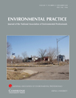 Cover image for Environmental Practice, Volume 11, Issue 4, 2009