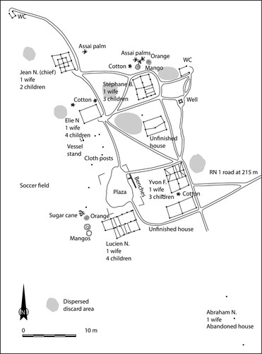 Figure 5. Map of Maillard, French Guiana. (Drawing by Stéphen Rostain).