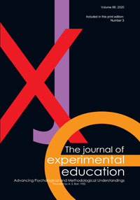 Cover image for The Journal of Experimental Education, Volume 88, Issue 3, 2020