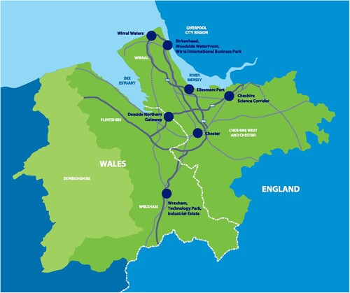 Figure 1. Map and location of the Mersey Dee. Source: This figure is reproduced with the permission of the Mersey Dee Alliance.