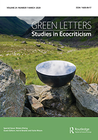 Cover image for Green Letters, Volume 24, Issue 1, 2020