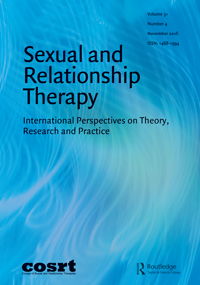 Cover image for Sexual and Relationship Therapy, Volume 31, Issue 4, 2016