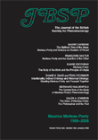 Cover image for Journal of the British Society for Phenomenology, Volume 39, Issue 1, 2008