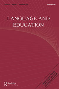 Cover image for Language and Education, Volume 32, Issue 5, 2018