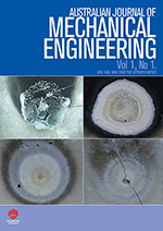 Cover image for Australian Journal of Mechanical Engineering, Volume 1, Issue 1, 2003