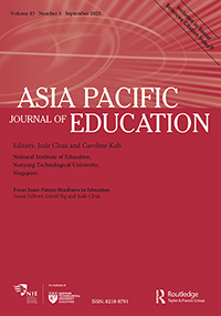 Cover image for Asia Pacific Journal of Education, Volume 43, Issue 3, 2023
