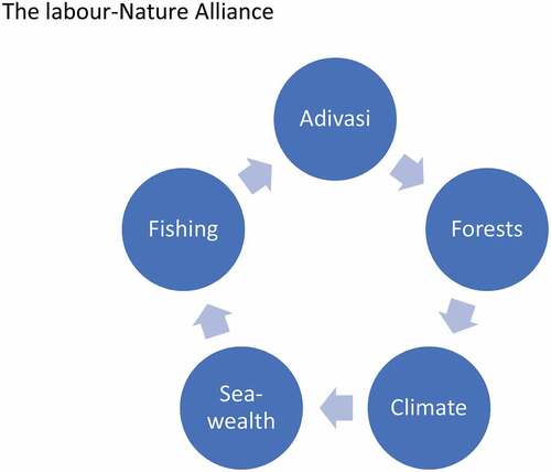 Figure 3. The labour-nature alliance
