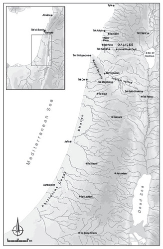 Fig. 1: Location map ofTel Shiqmona (map by Sveta Matskevich,processed by ltamar Ben-Ezra)