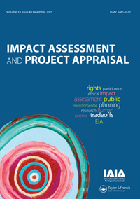 Cover image for Impact Assessment and Project Appraisal, Volume 33, Issue 4, 2015