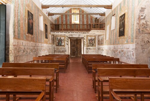 Figure 2. Interior of the church of Kuñotambo. Image: Anna Flavin ©2019 Getty Conservation Institute.