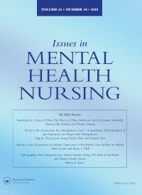 Cover image for Issues in Mental Health Nursing, Volume 41, Issue 10, 2020