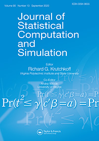 Cover image for Journal of Statistical Computation and Simulation, Volume 90, Issue 13, 2020