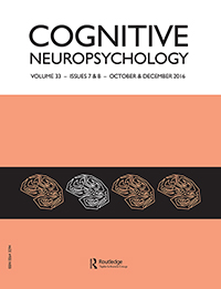 Cover image for Cognitive Neuropsychology, Volume 33, Issue 7-8, 2016