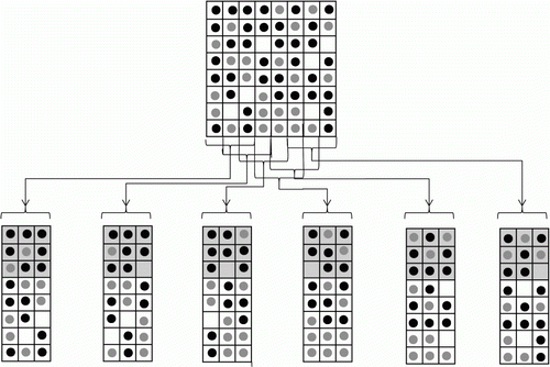 Figure 4.  A diagram illustrating column-wise decomposition.