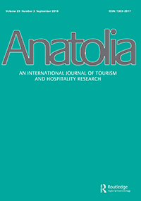 Cover image for Anatolia, Volume 29, Issue 3, 2018