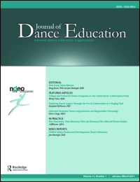 Cover image for Journal of Dance Education, Volume 17, Issue 2, 2017