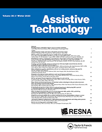 Cover image for Assistive Technology, Volume 35, Issue 1, 2023