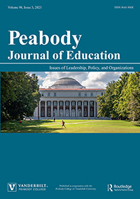Cover image for Peabody Journal of Education, Volume 98, Issue 3, 2023