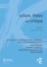 Cover image for Culture, Theory and Critique, Volume 62, Issue 1-2, 2021