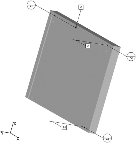 Figure 25. Baseline locating scheme.