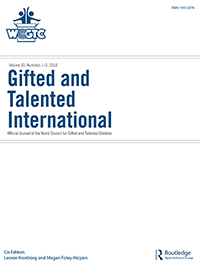 Cover image for Gifted and Talented International, Volume 33, Issue 1-2, 2018