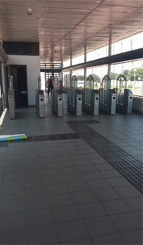 Figure 5. Inside Harambee BRT stations.