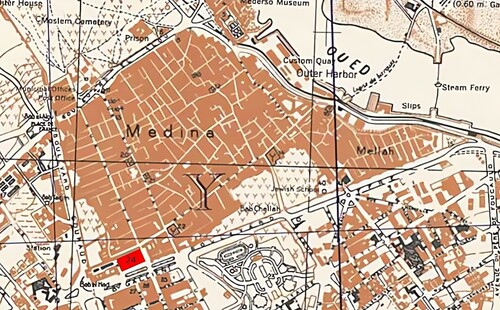 Figure 6. Medina Map. Source: Army Map Service, Washington, 1942.