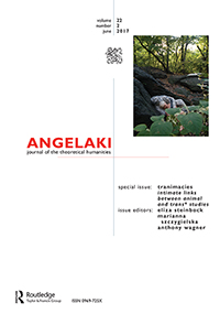 Cover image for Angelaki, Volume 22, Issue 2, 2017