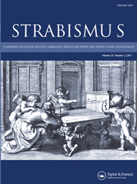 Cover image for Strabismus, Volume 25, Issue 2, 2017