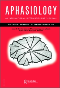 Cover image for Aphasiology, Volume 14, Issue 10, 2000