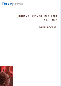 Cover image for Journal of Asthma and Allergy, Volume 16, 2023