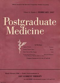 Cover image for Postgraduate Medicine, Volume 21, Issue 2, 1957