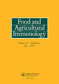 Cover image for Food and Agricultural Immunology, Volume 27, Issue 4, 2016