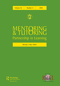 Cover image for Mentoring & Tutoring: Partnership in Learning, Volume 26, Issue 4, 2018