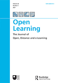 Cover image for Open Learning: The Journal of Open, Distance and e-Learning, Volume 36, Issue 3, 2021