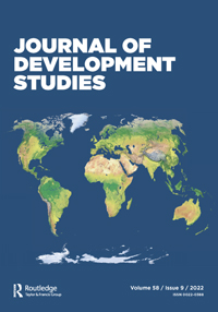 Cover image for The Journal of Development Studies, Volume 58, Issue 9, 2022