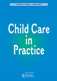 Cover image for Child Care in Practice, Volume 22, Issue 1, 2016