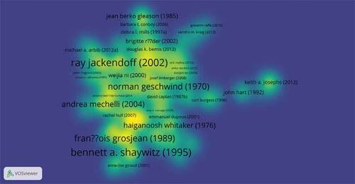 Figure 13. Citation by document density visualization.