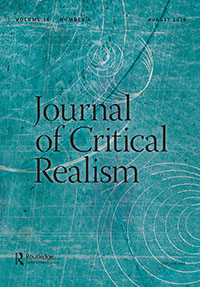 Cover image for Journal of Critical Realism, Volume 18, Issue 4, 2019