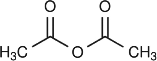 Figure 2. Acetic anhydride.