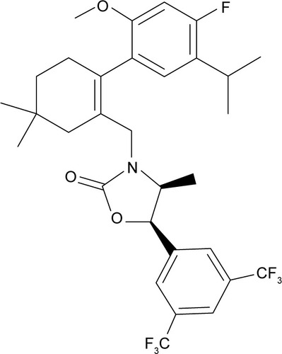 Figure 1 Chemical structure of CKD-519.