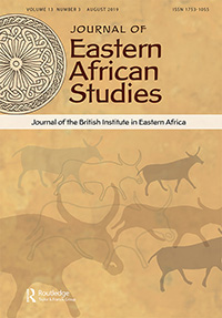 Cover image for Journal of Eastern African Studies, Volume 13, Issue 3, 2019