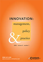 Cover image for Innovation, Volume 5, Issue 1, 2003