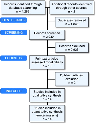 Figure 1. PRISMA flowchart of retrieved studies.