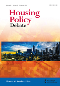 Cover image for Housing Policy Debate, Volume 26, Issue 6, 2016