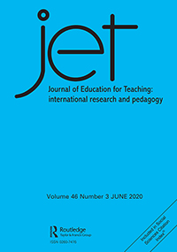 Cover image for Journal of Education for Teaching, Volume 46, Issue 3, 2020