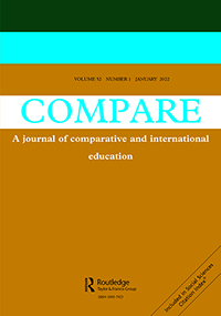Cover image for Compare: A Journal of Comparative and International Education, Volume 52, Issue 1, 2022