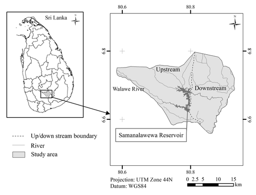 Figure 1.  Location map of the study area.