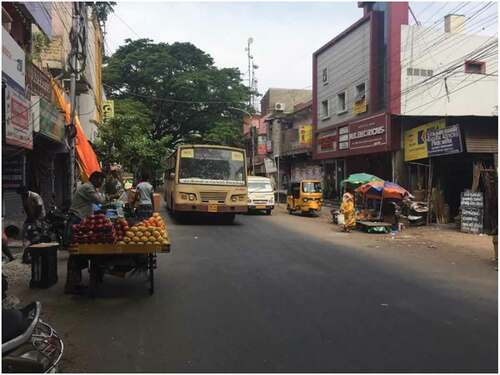 Figure 3. Photo of a street in Chennai. The city aims to electrify part of its bus fleet to reduce noise and air pollution